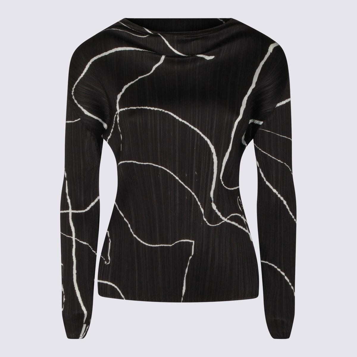 pleats please issey miyake black top