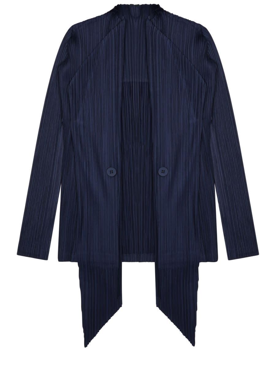 pleats please issey miyake cardigan plissettato
