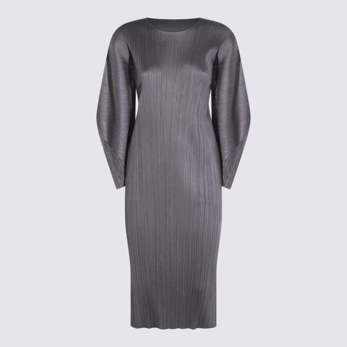 pleats please issey miyake dresses gray _pl - women