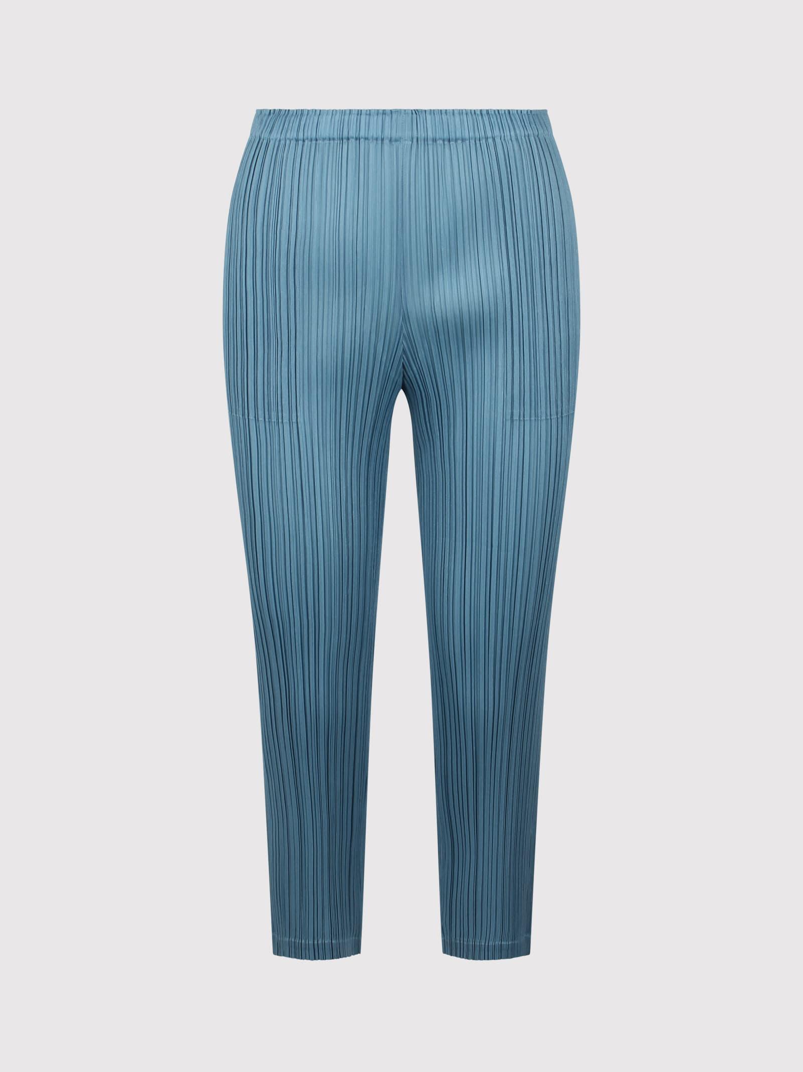 pleats please issey miyake monthly colors: january trousers