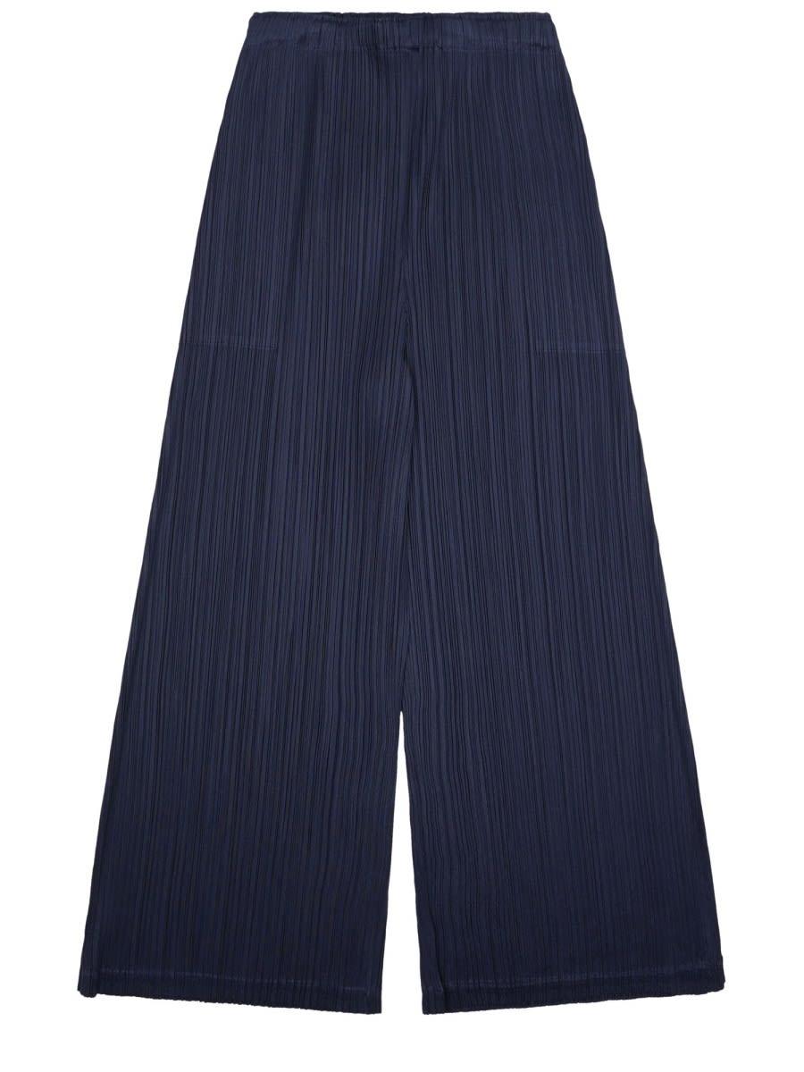 pleats please issey miyake pantalone plissettato