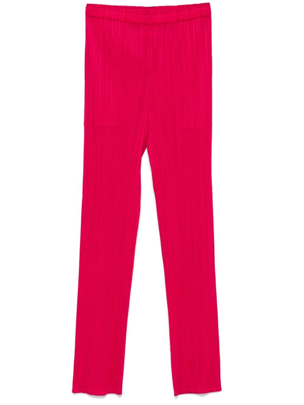 pleats please issey miyake pleated trousers