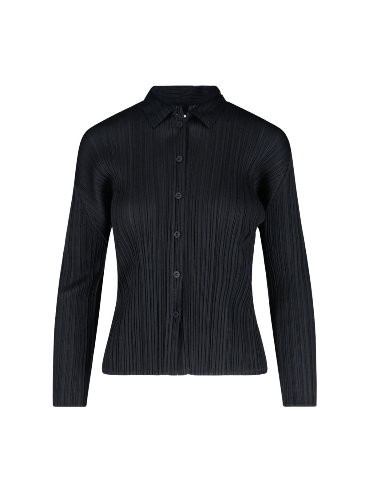 pleats please issey miyake plissé shirt