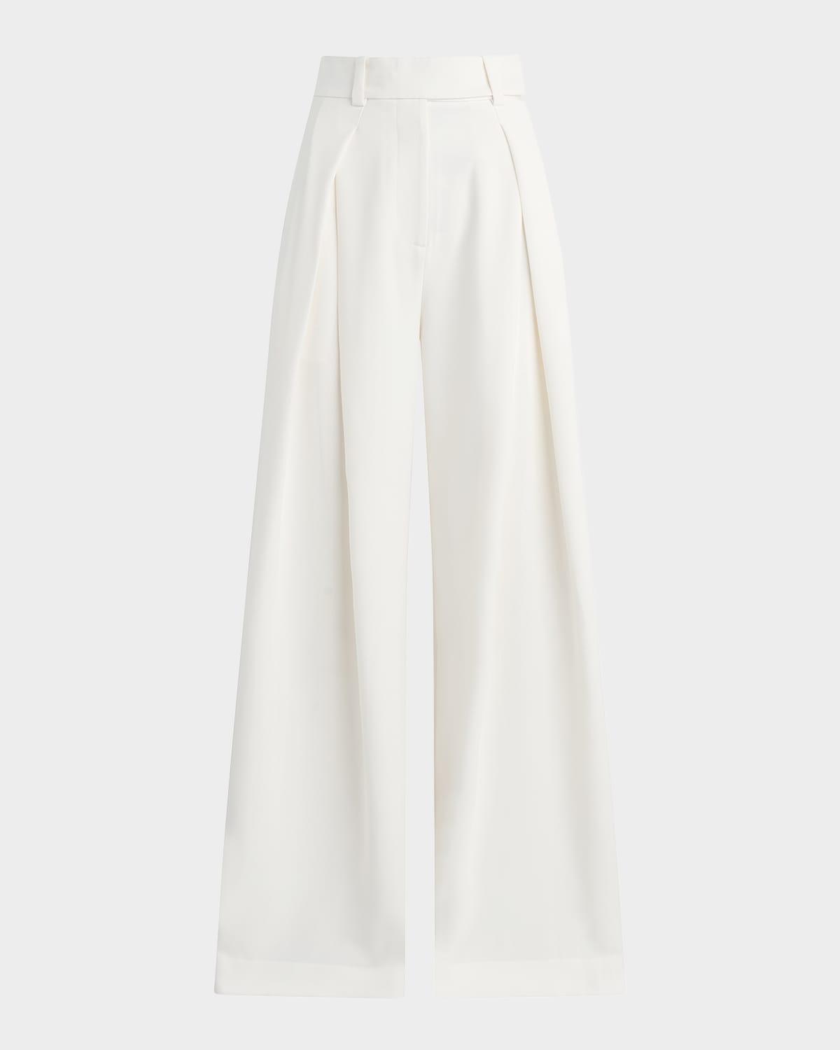 pleats please wide-leg pants