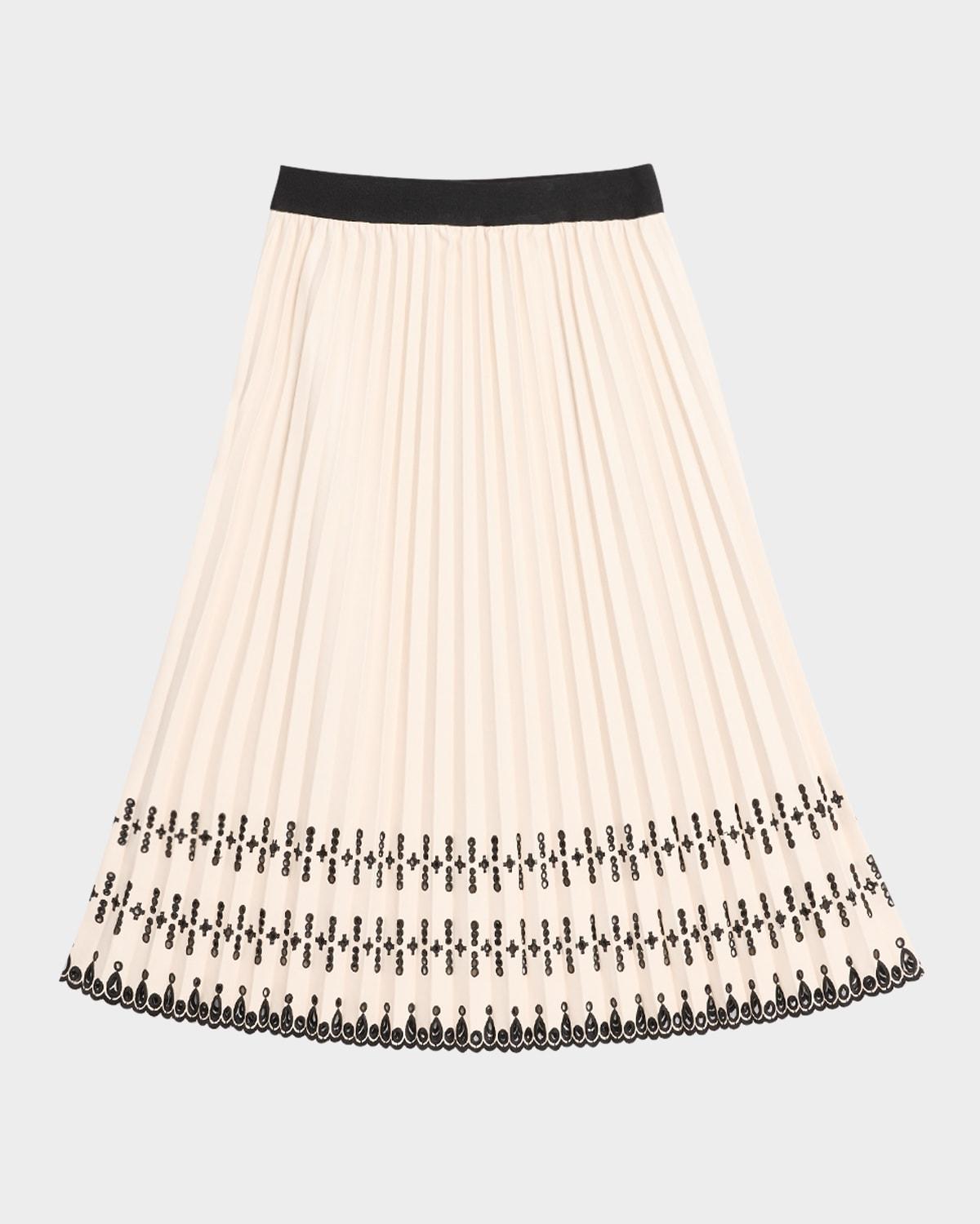 pleats to meet you midi skirt