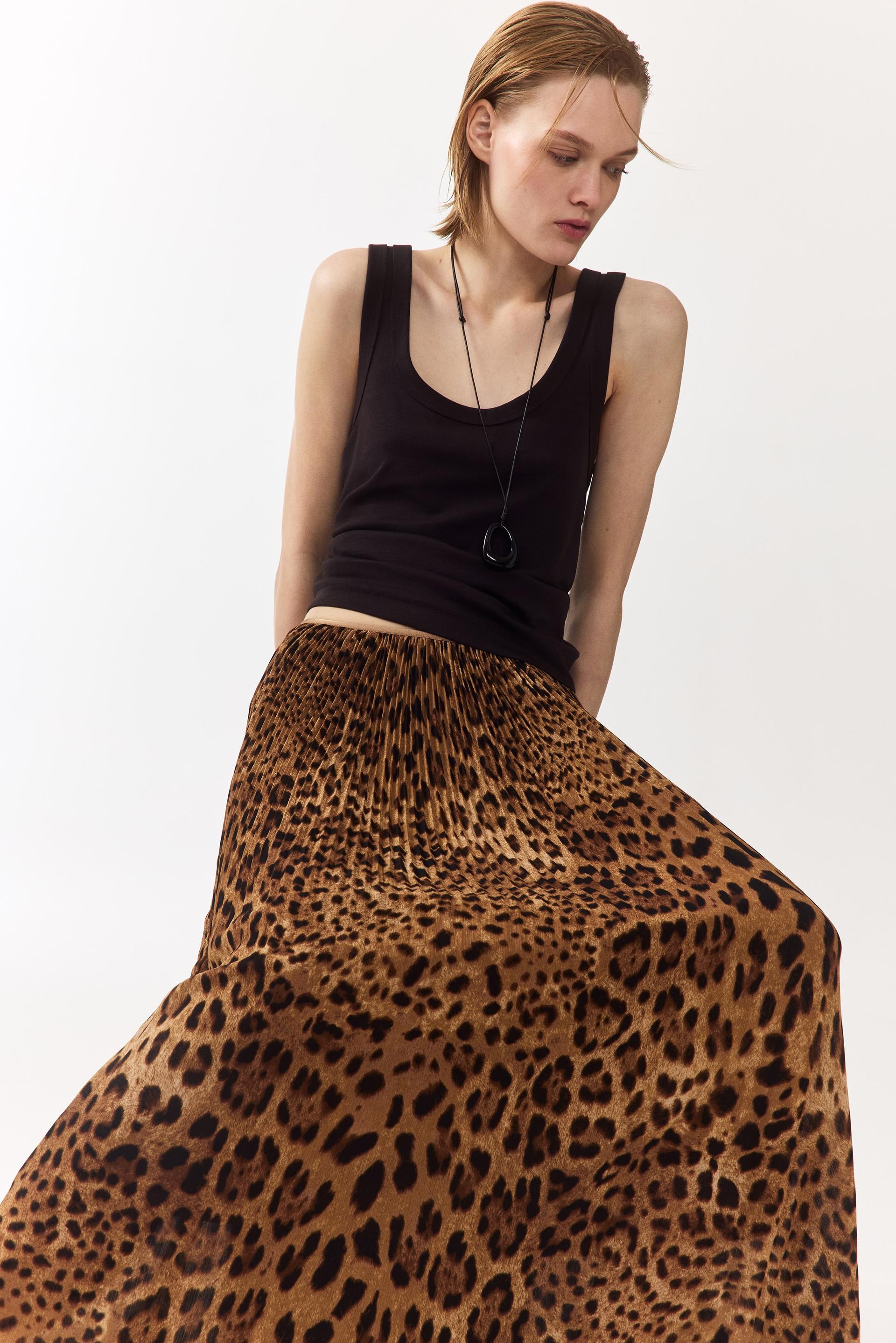 plissé skirt