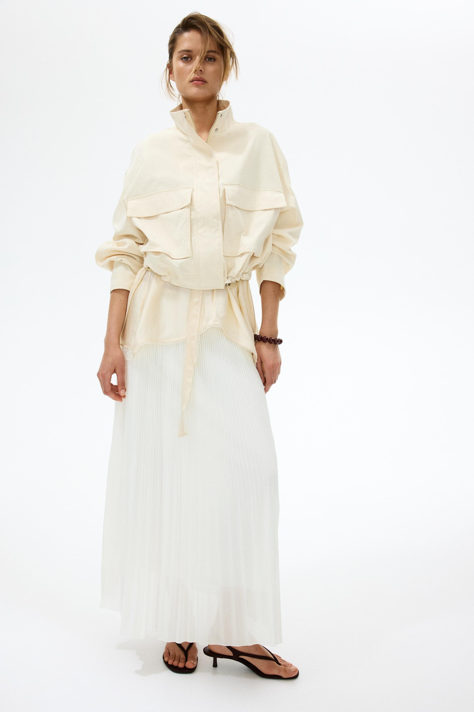 plissé skirt