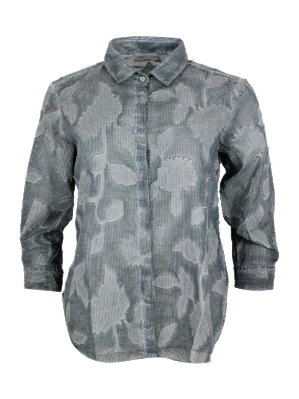 ploumanch shirts green 100co - women