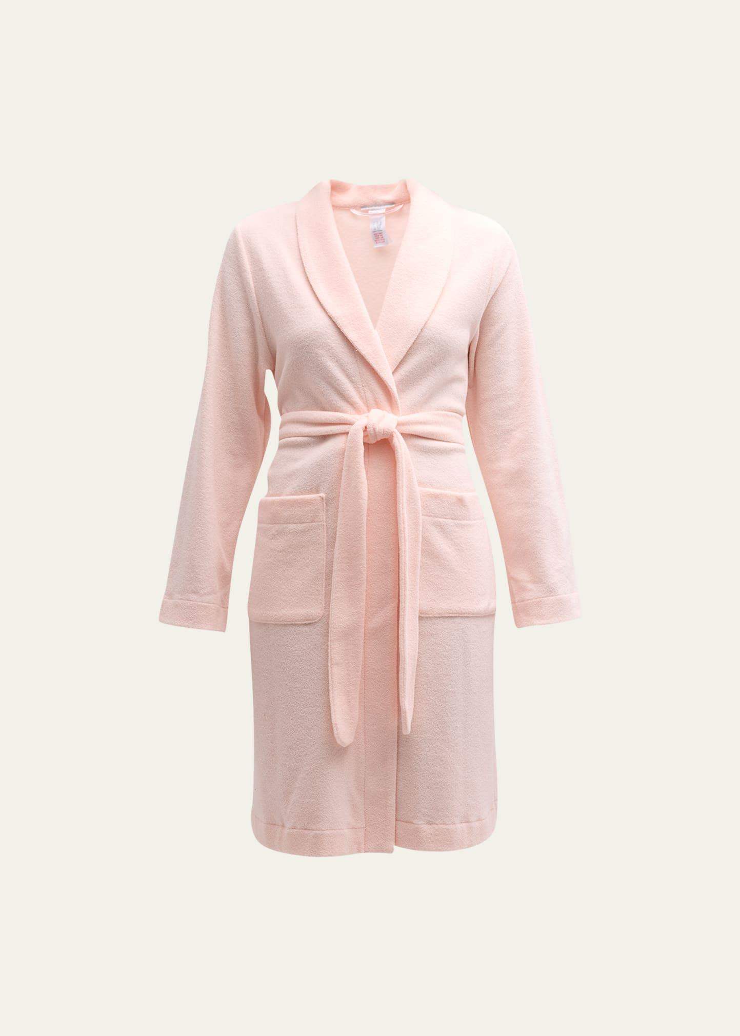 plush short robe