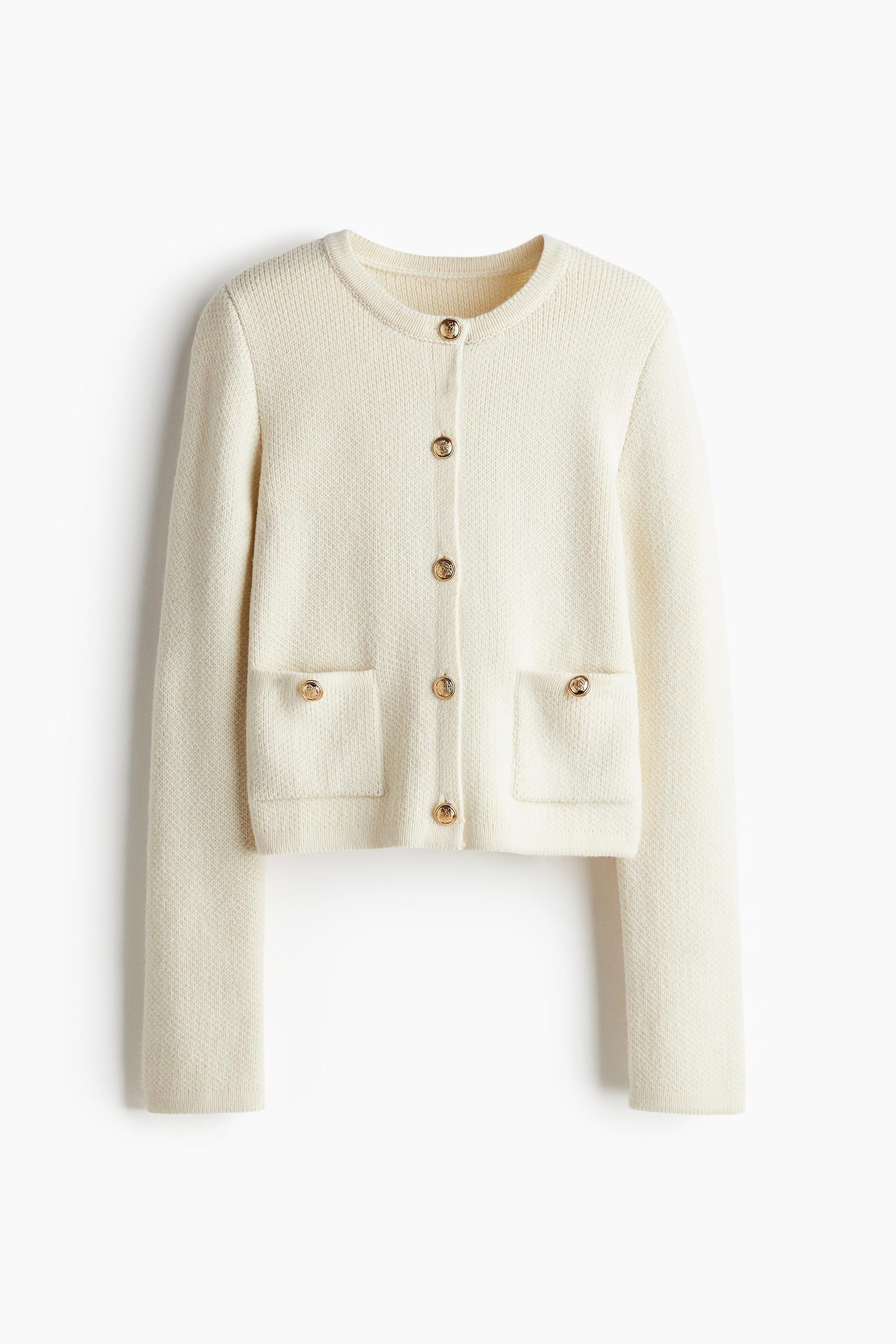 pocket-detail cardigan