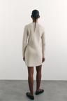 pocket-front knit dress