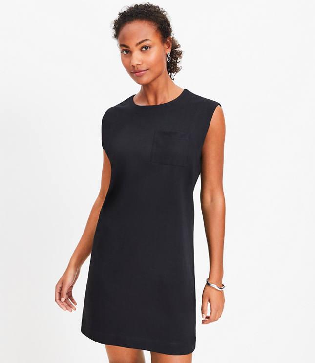pocket muscle tee dress