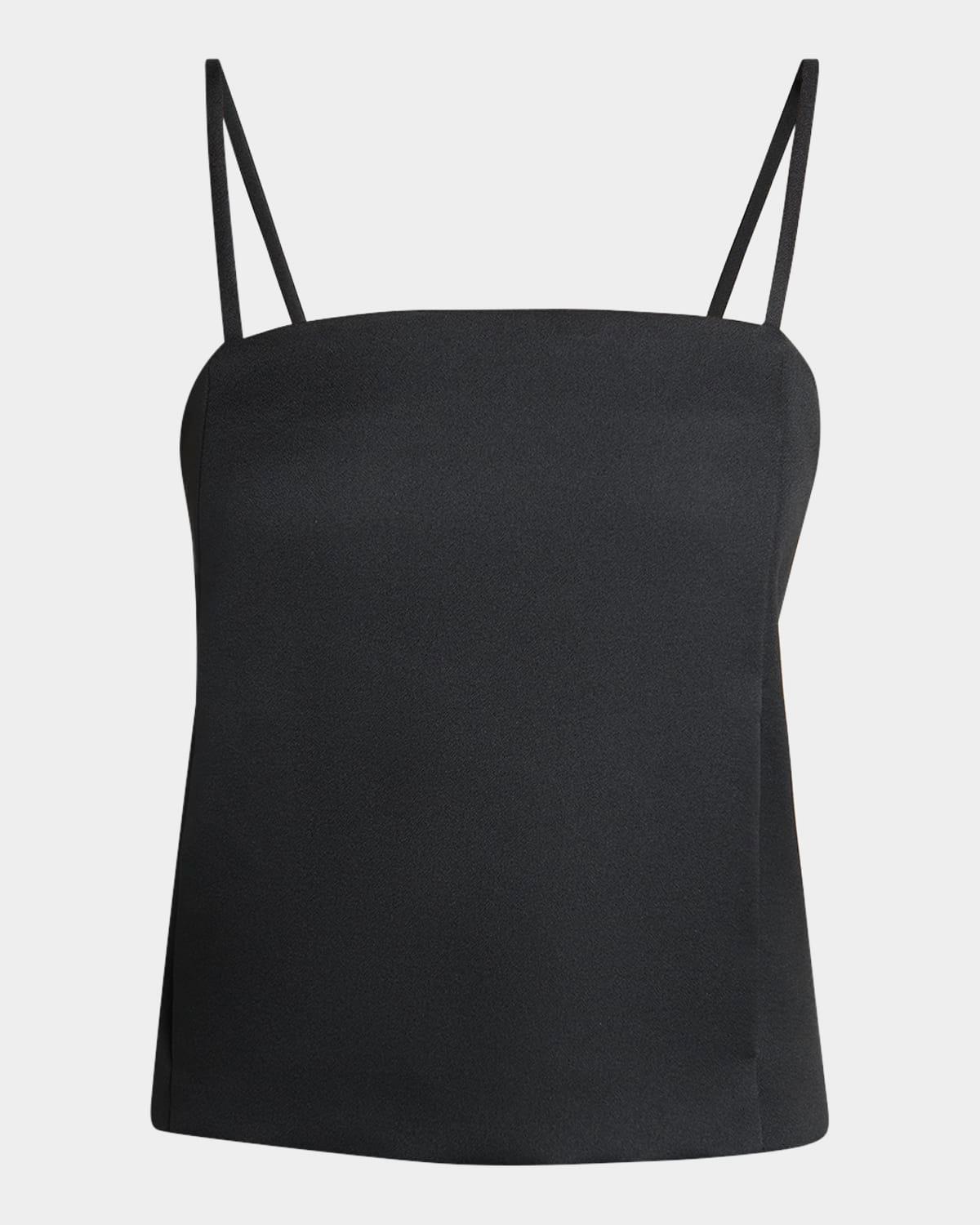 pockets techno scuba bustier top