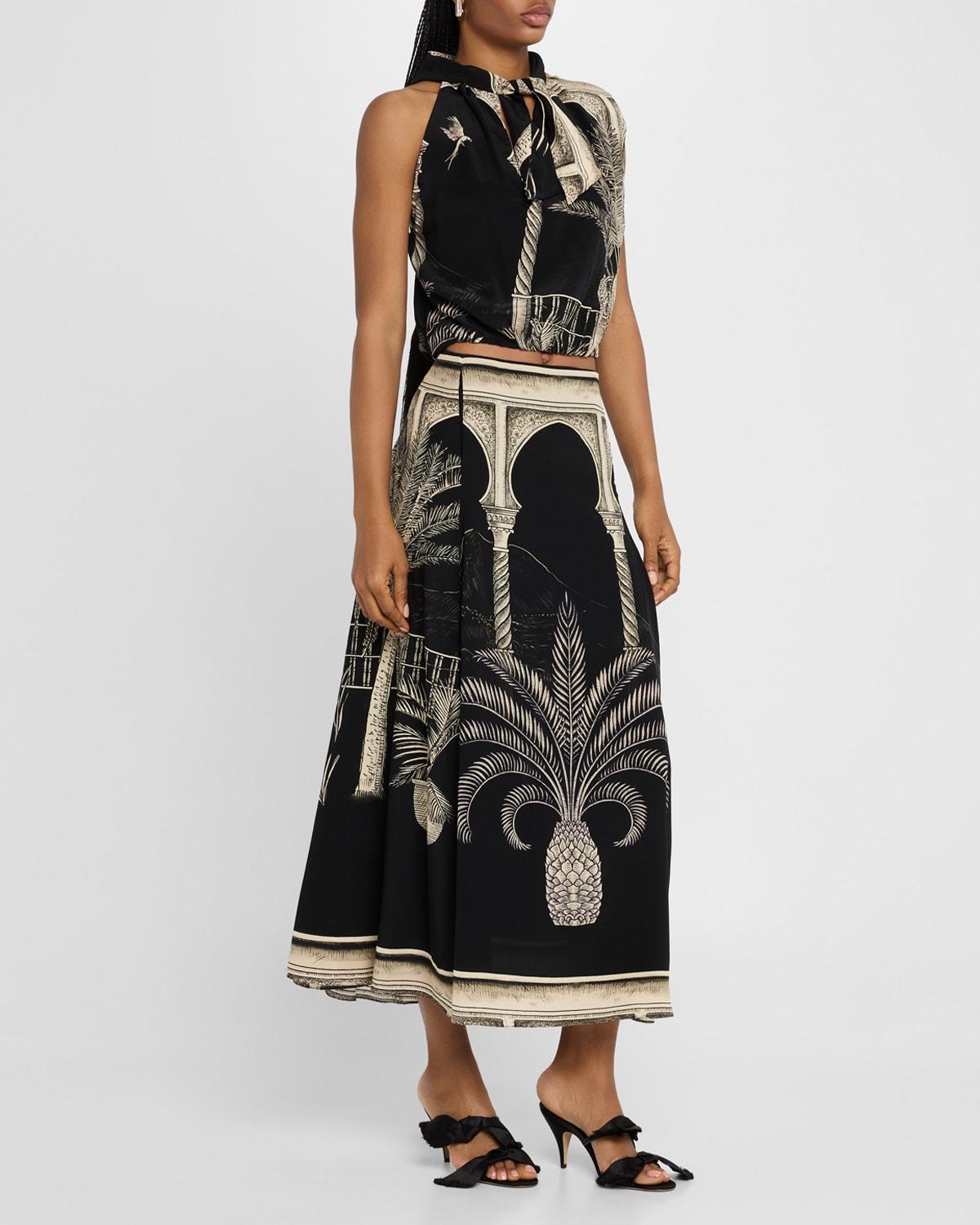 poems of the sea ankle skirt