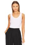 pointelle baseball tank