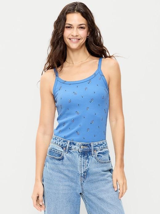 pointelle cami tank top