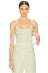 pointelle classic tank top