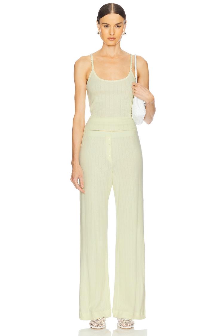 pointelle classic tank top