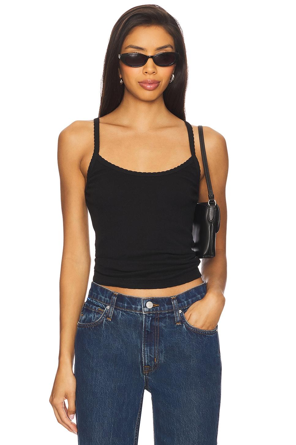 pointelle classic tank top