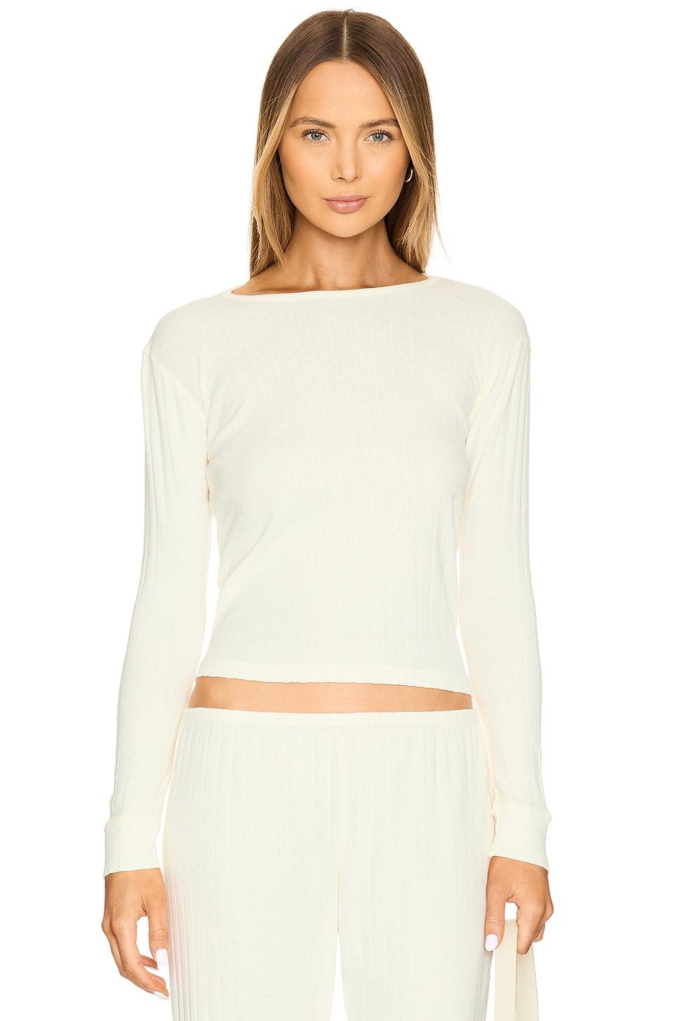 pointelle long sleeve
