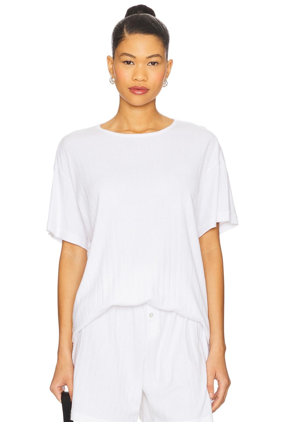 pointelle oversized tee