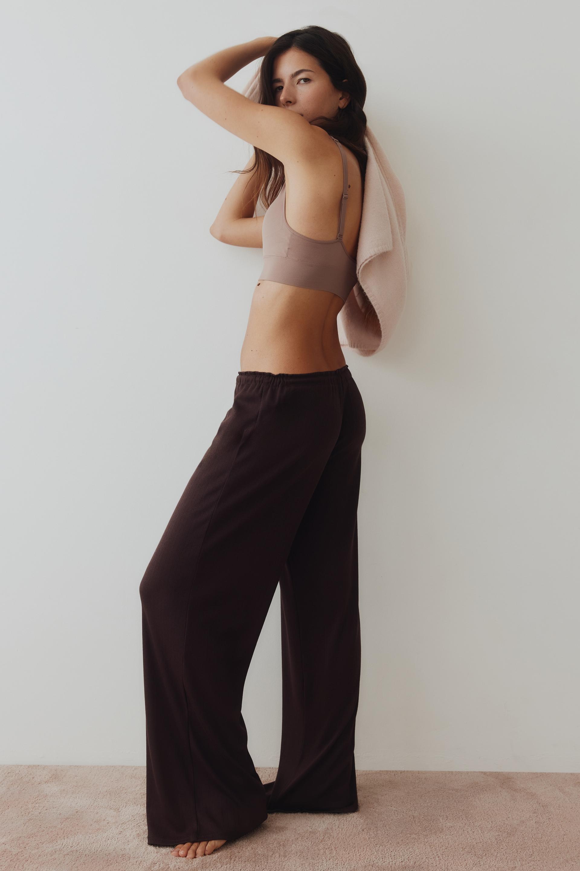 pointelle pajama pants