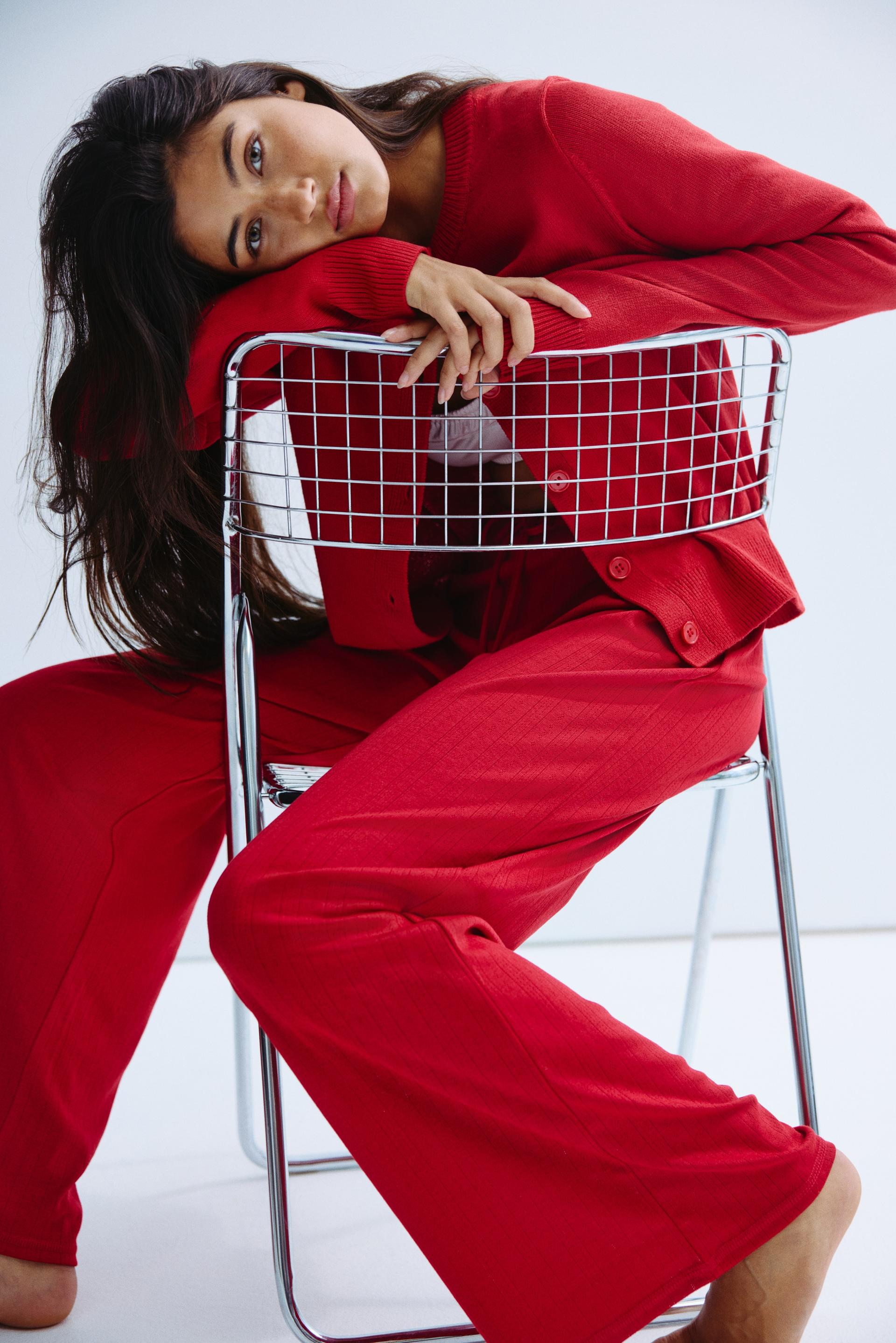 pointelle pajama pants