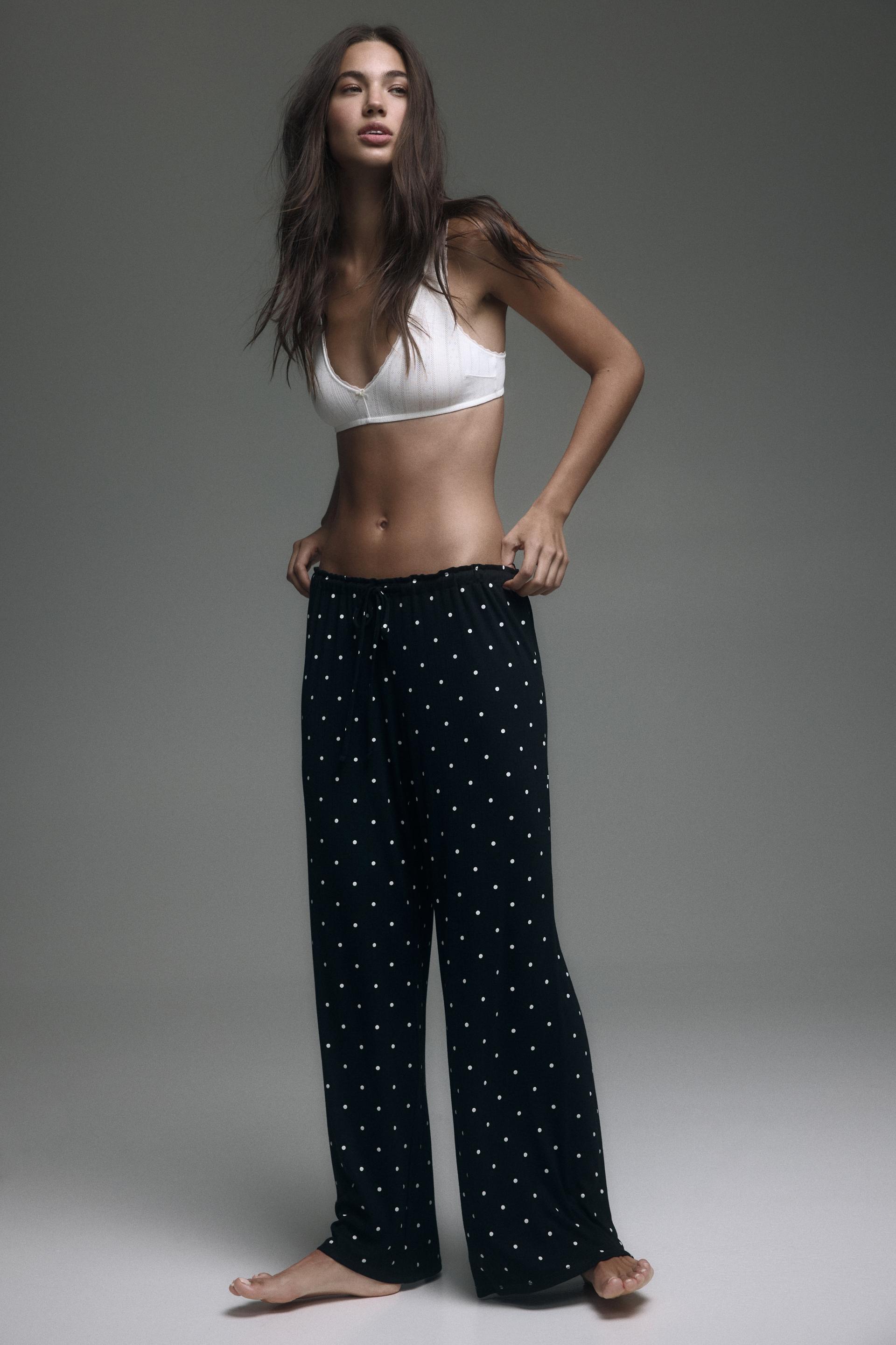 pointelle pajama pants
