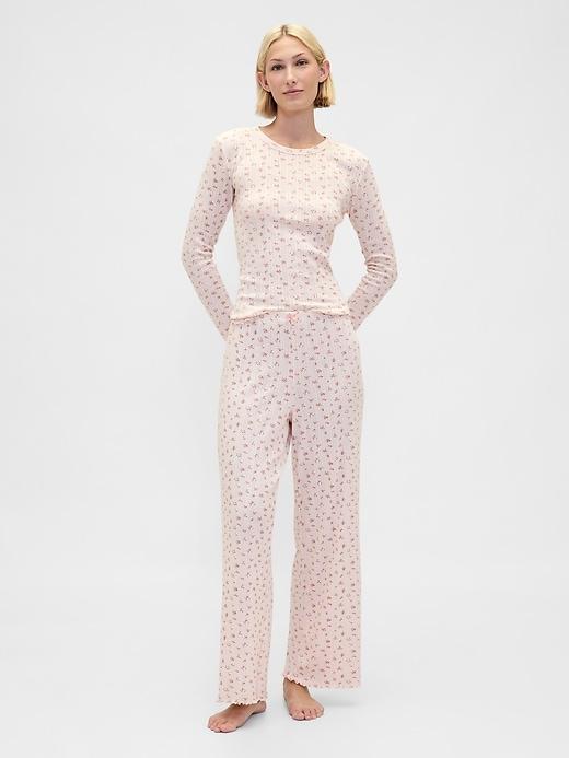 pointelle pj pants