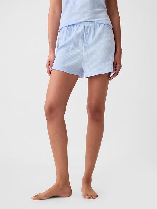 pointelle pj shorts