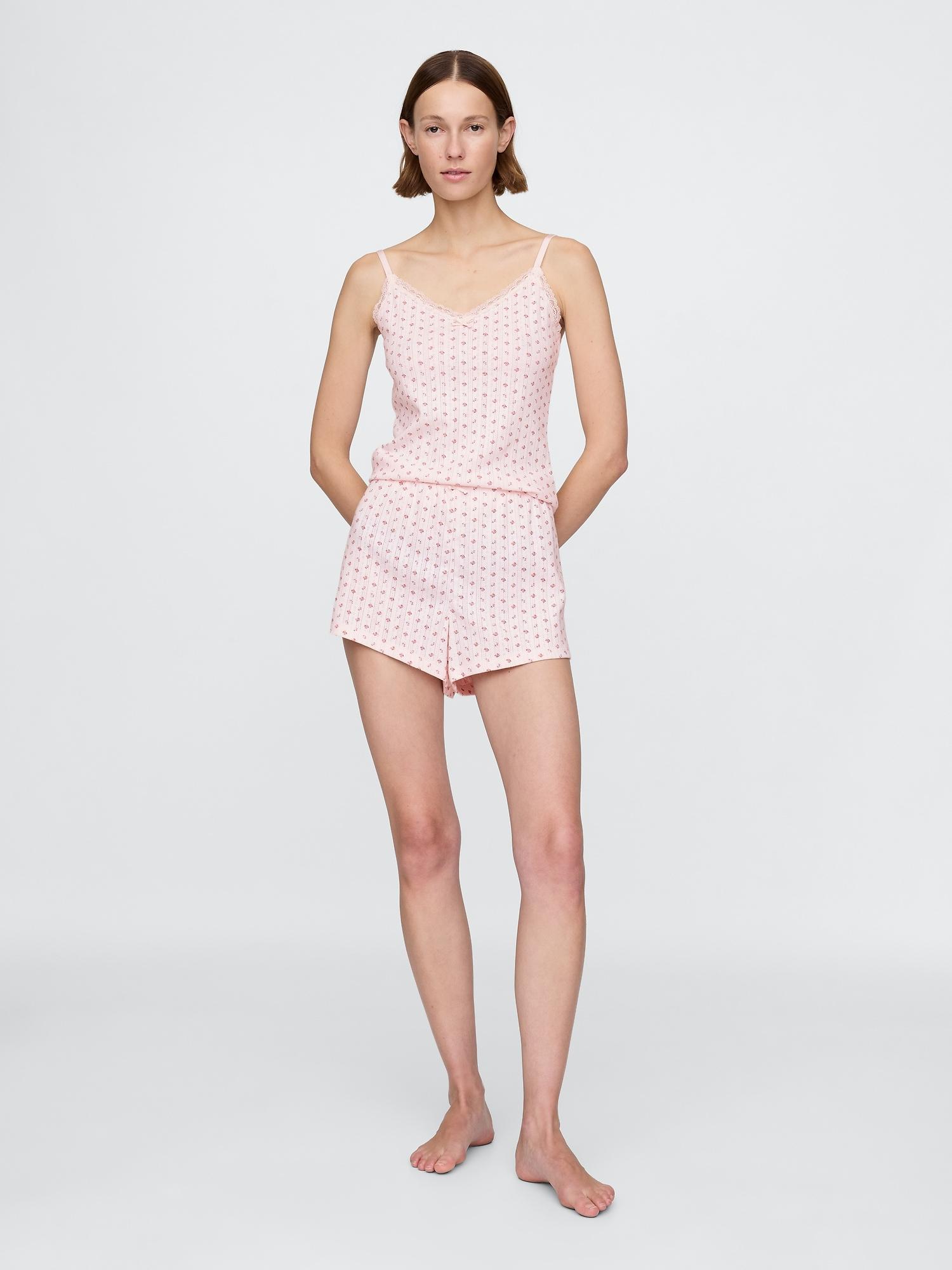 pointelle pj shorts