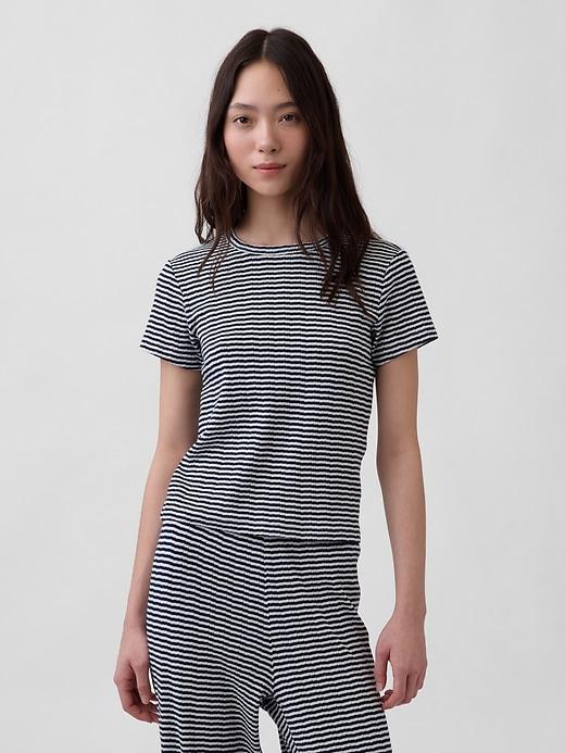 pointelle pj t-shirt