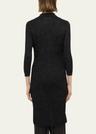 pointelle polo dress