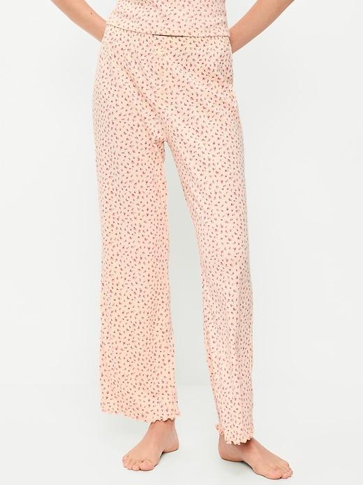 pointelle sleep pants