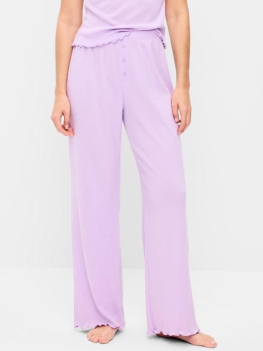 pointelle sleep pants