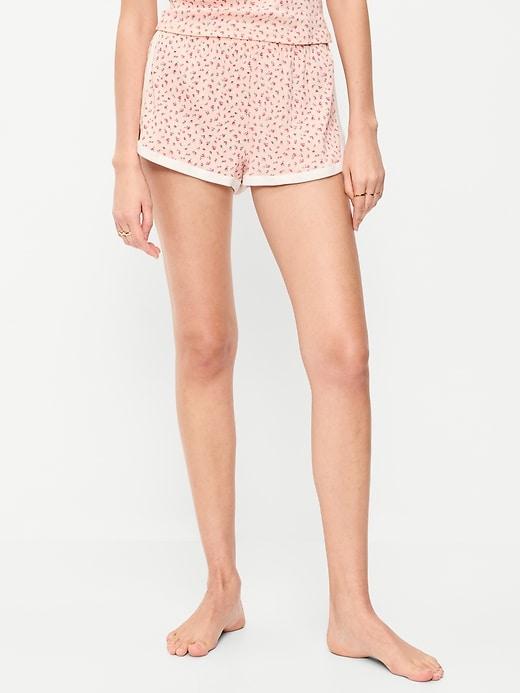 pointelle sleep short