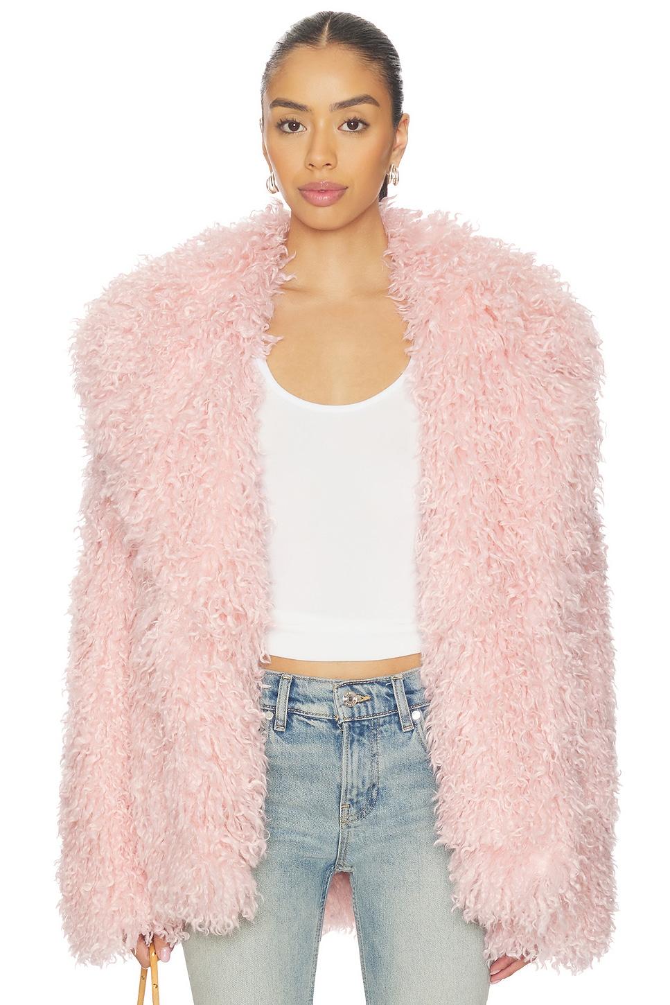poison faux fur jacket