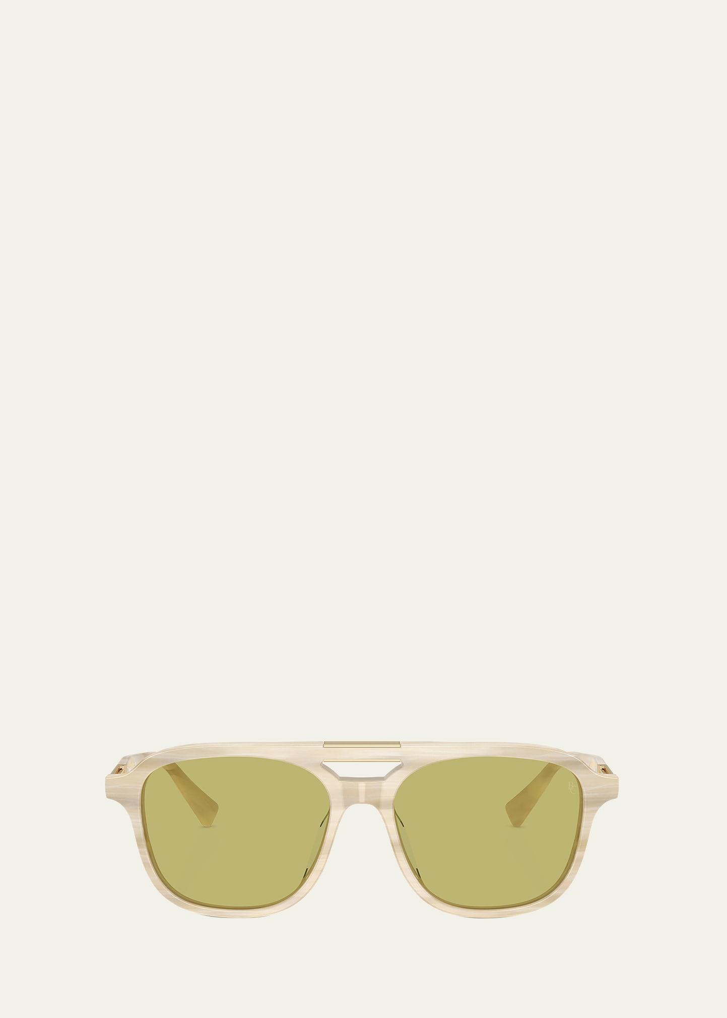 polarized acetate aviator sunglasses