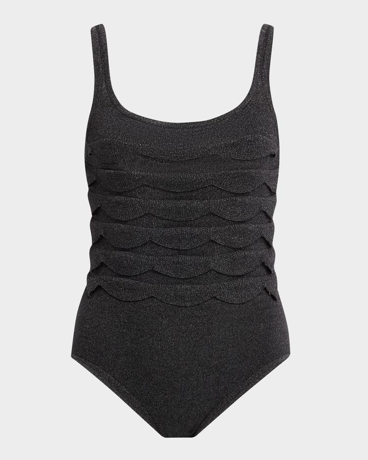 polina scallop knit bodysuit