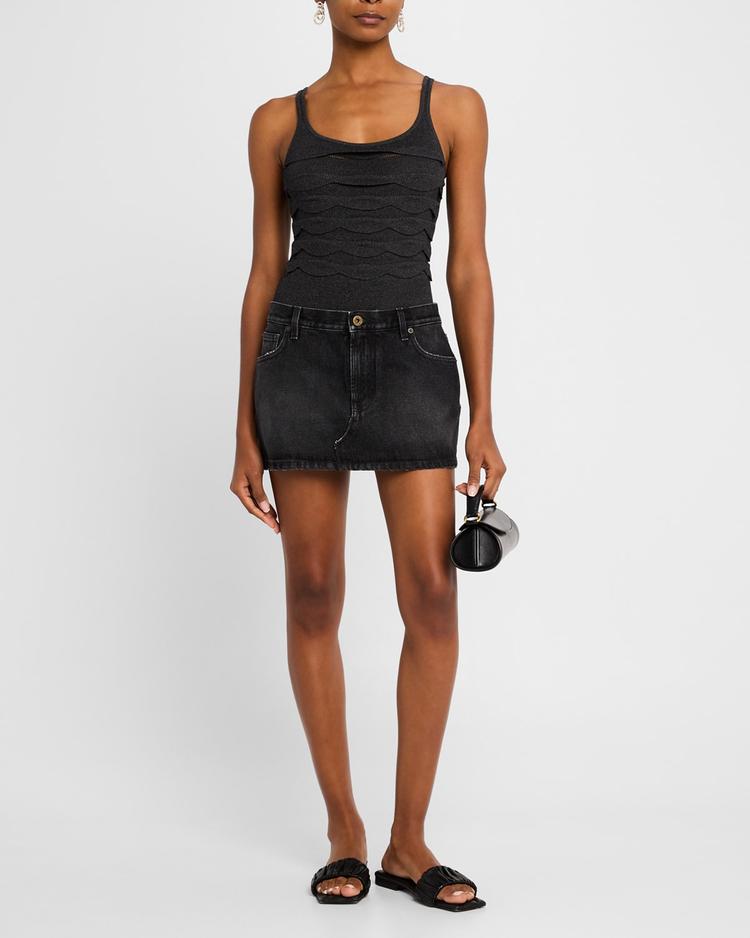 polina scallop knit bodysuit