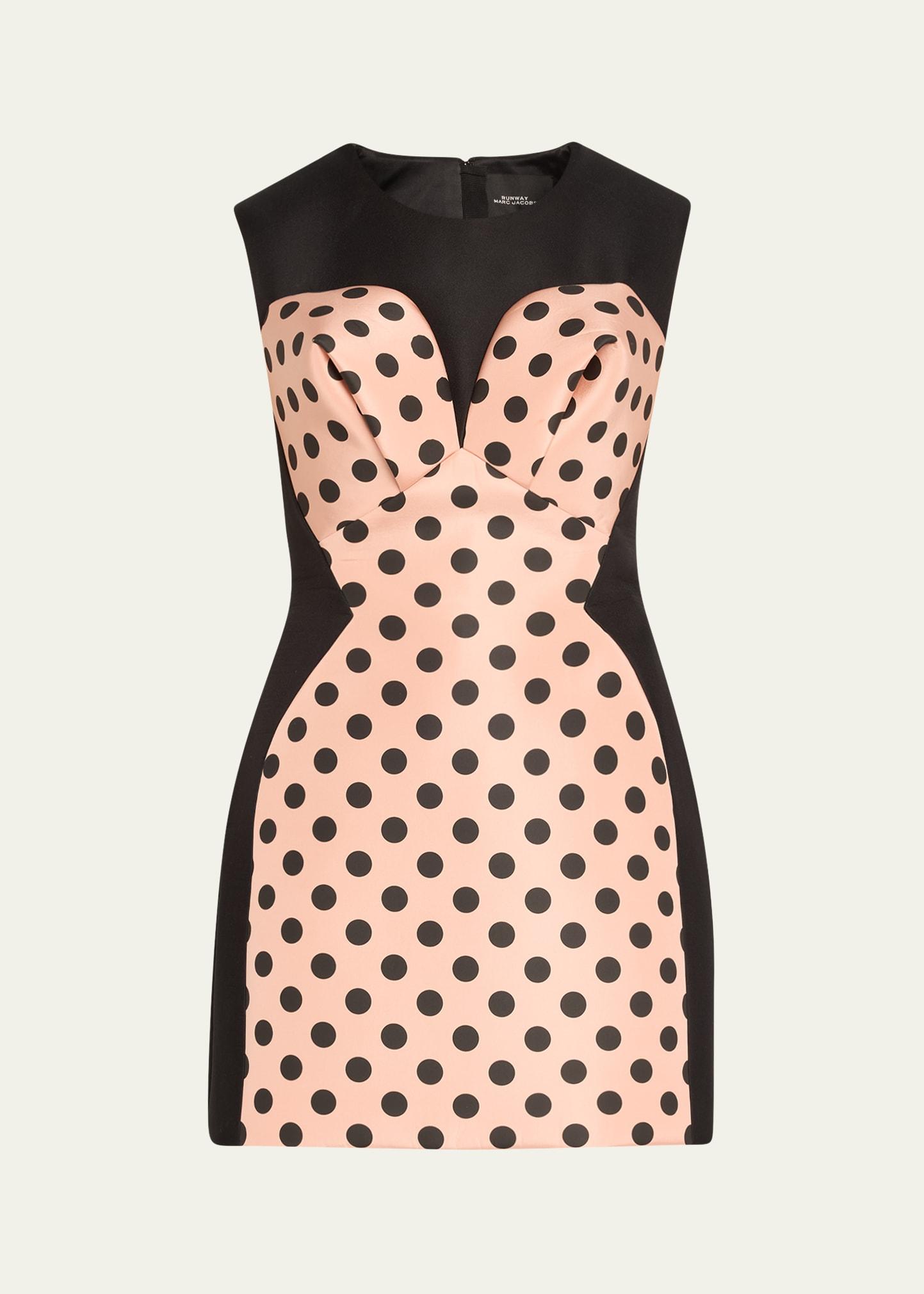 polka dot mini dress