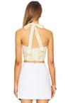 pollie halter corset top