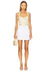 pollie halter corset top