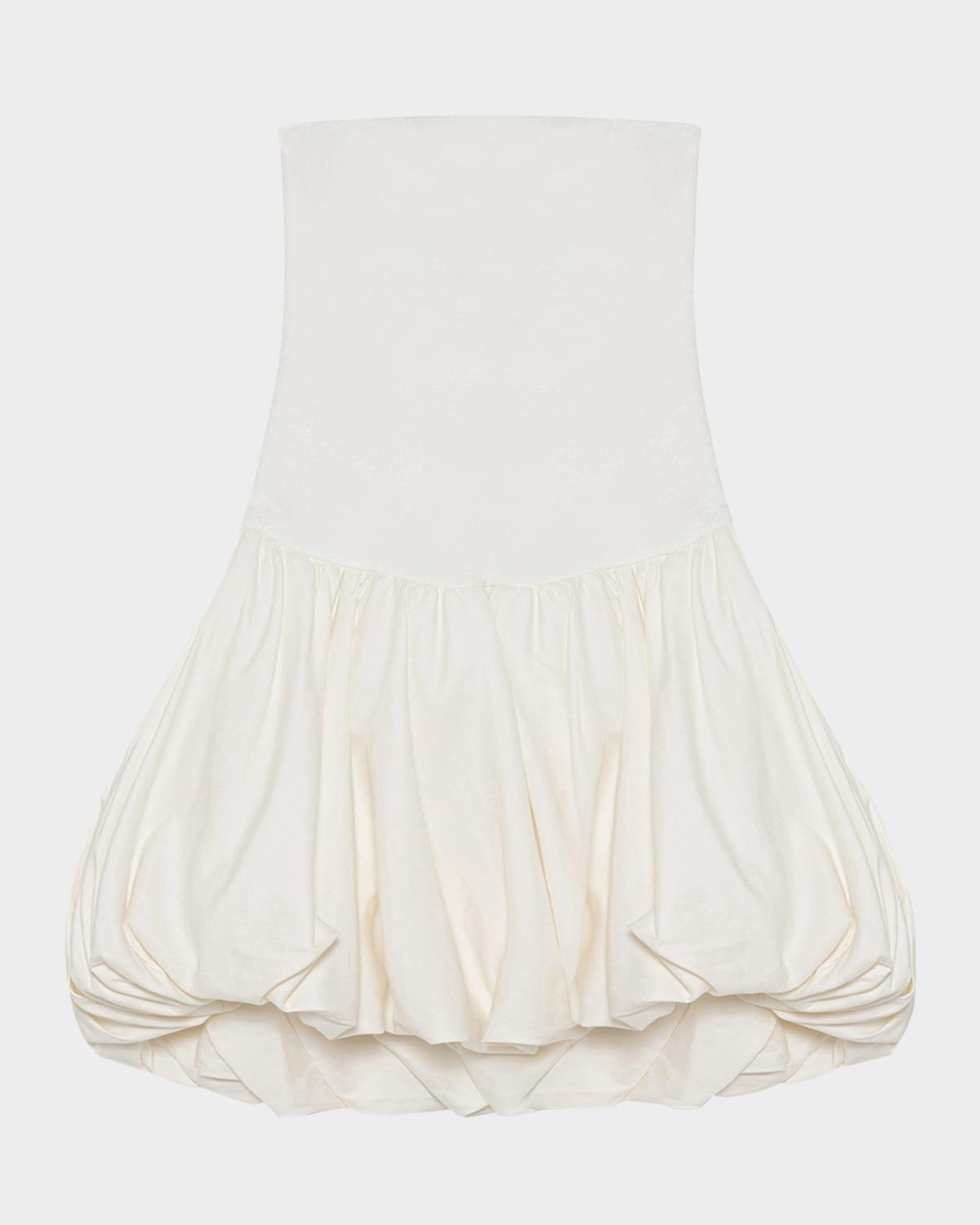 pollie strapless mini bubble dress