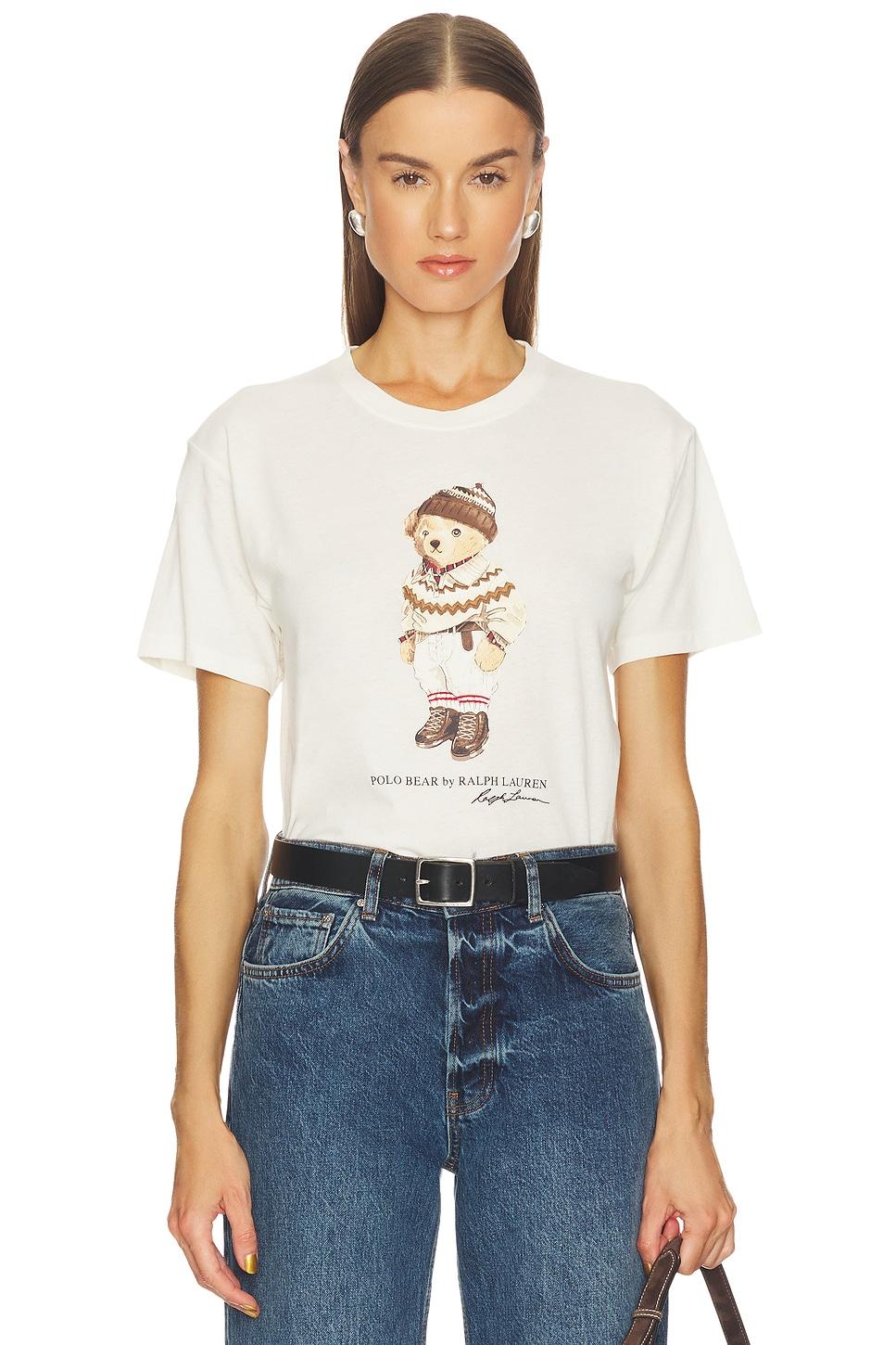 polo bear cotton jersey tee