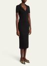 polo midi sheath dress
