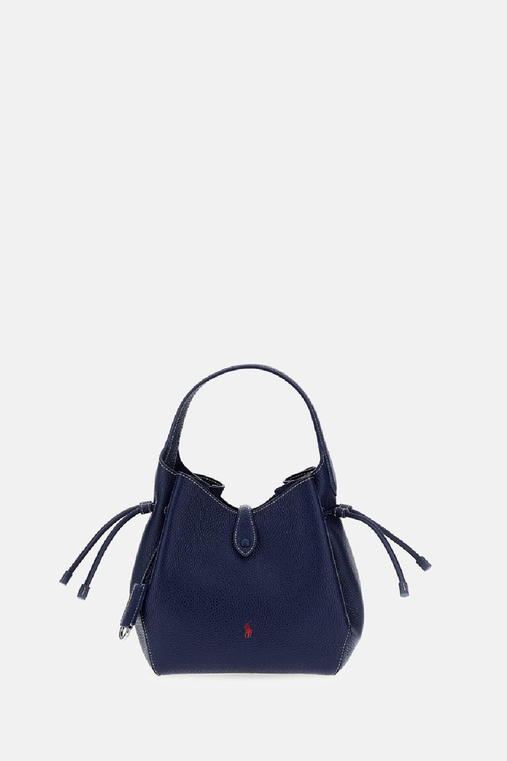 polo ralph lauren bags blue cow leather - women