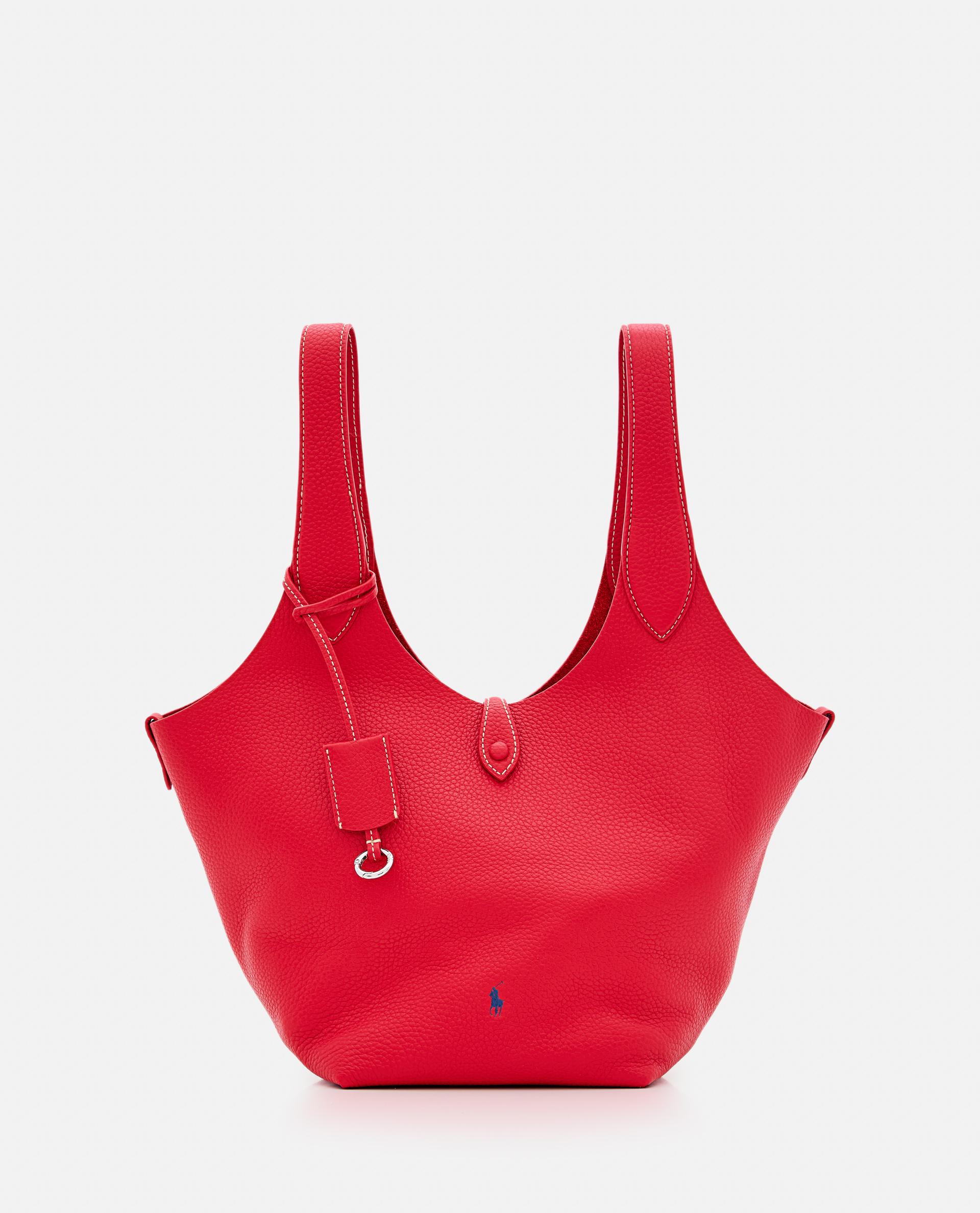 polo ralph lauren bags red cow leather - women