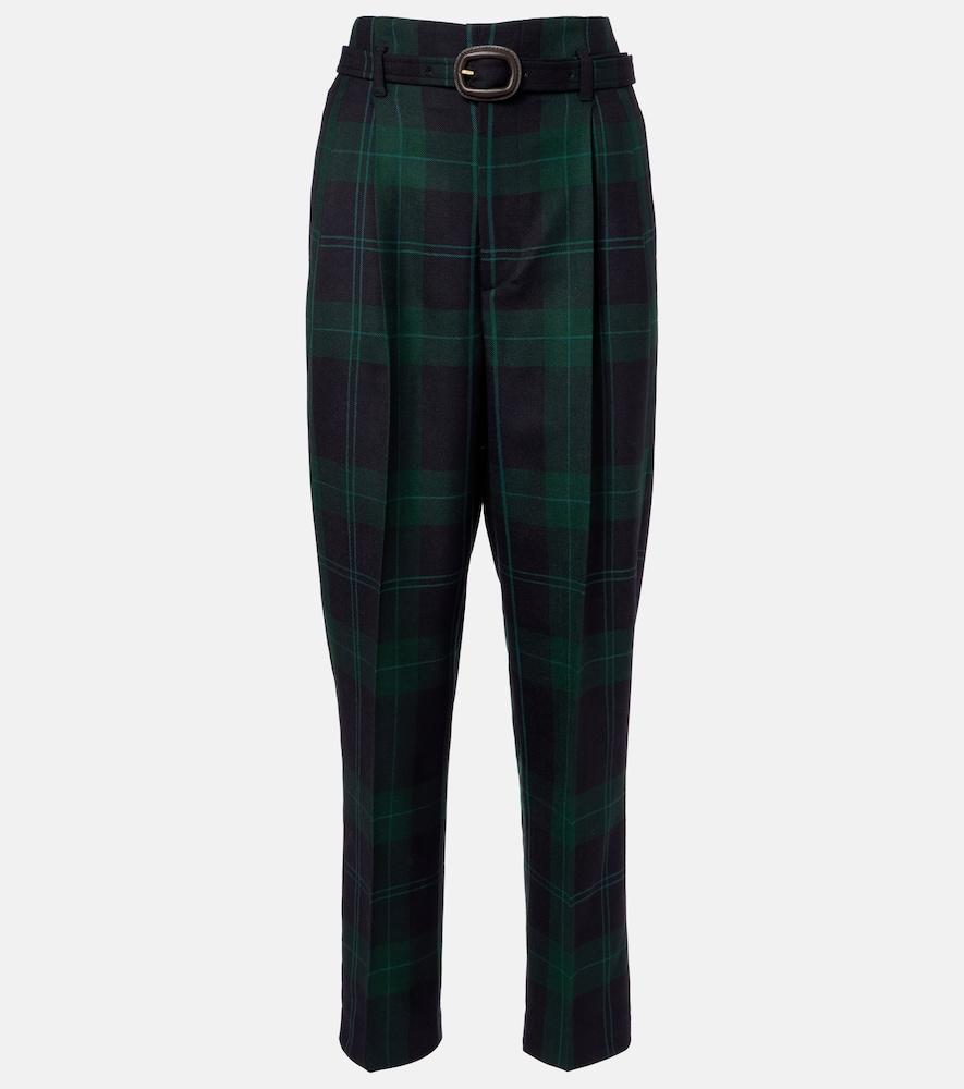 polo ralph lauren belted checked high