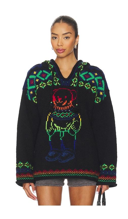 polo ralph lauren big pony wool turtleneck sweater in black.